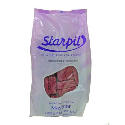 Starpil low meltingpoint wax - wine - 1kg